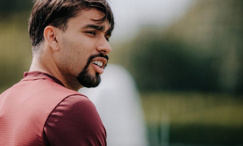 Lucas Paquetá em treino do West Ham