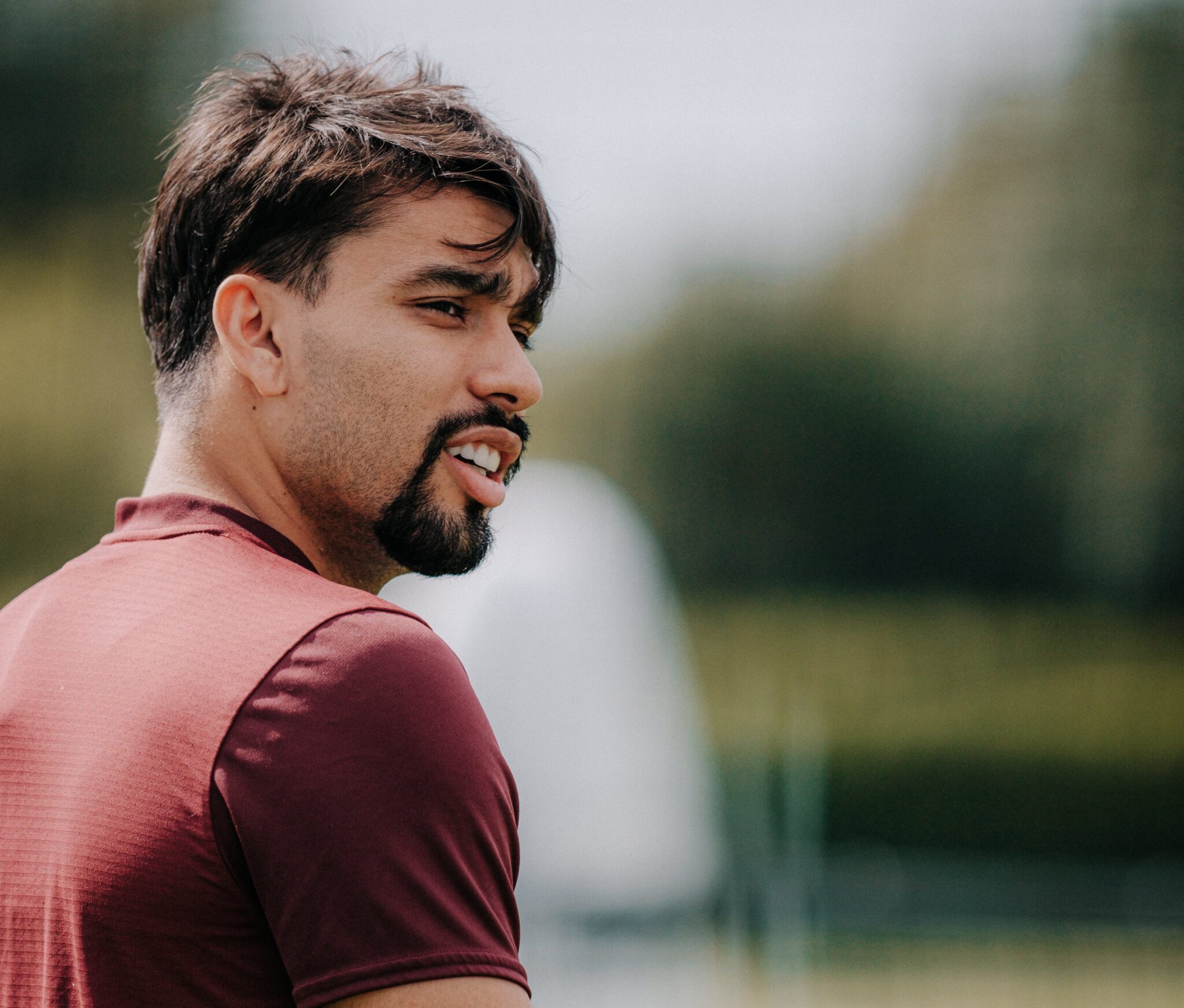 Lucas Paquetá em treino do West Ham