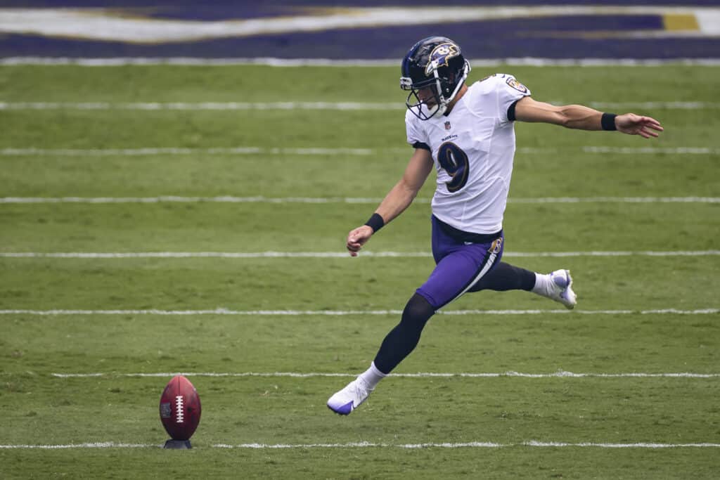 Justin Tucker, kicker do Baltimore Ravens