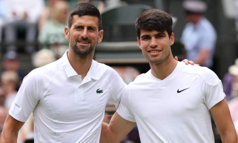 Alcaraz e Djokovic