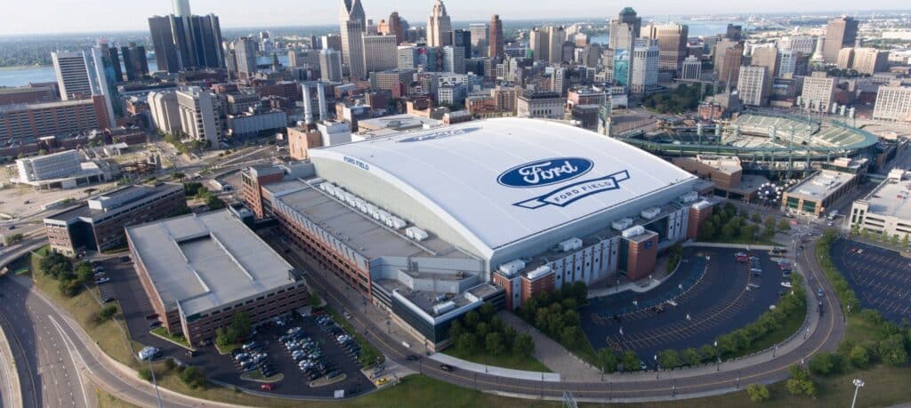 Ford Field, estádio do Detroit Lions