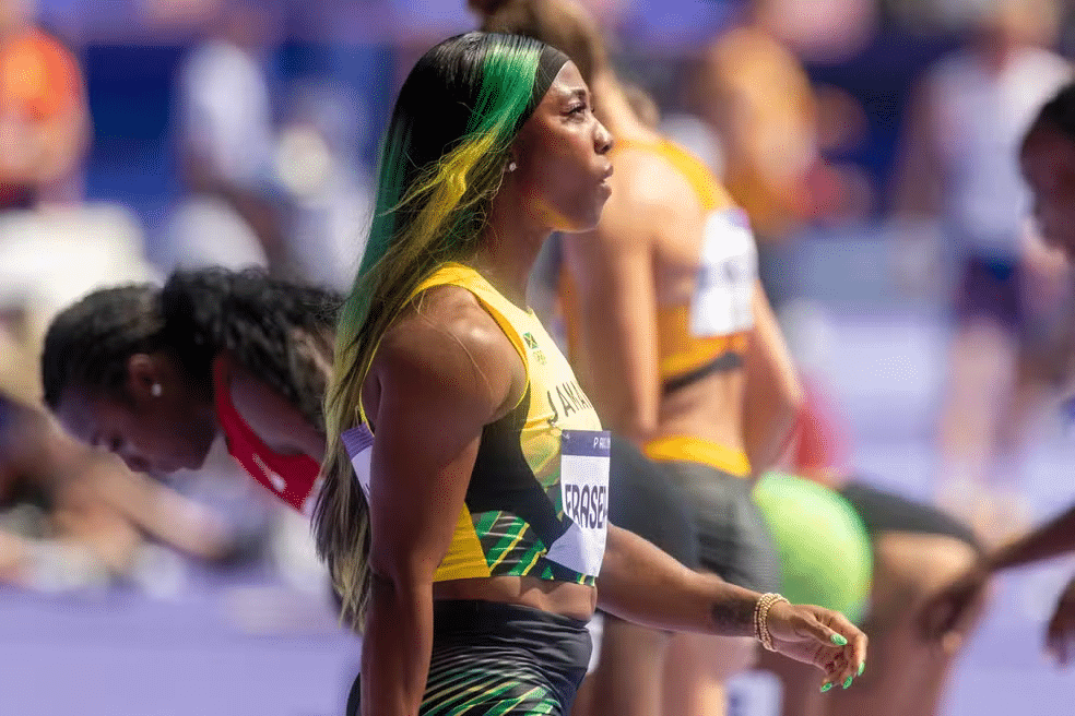 Shelly-Ann Fraser-Pryce nas Olimpíadas de Paris