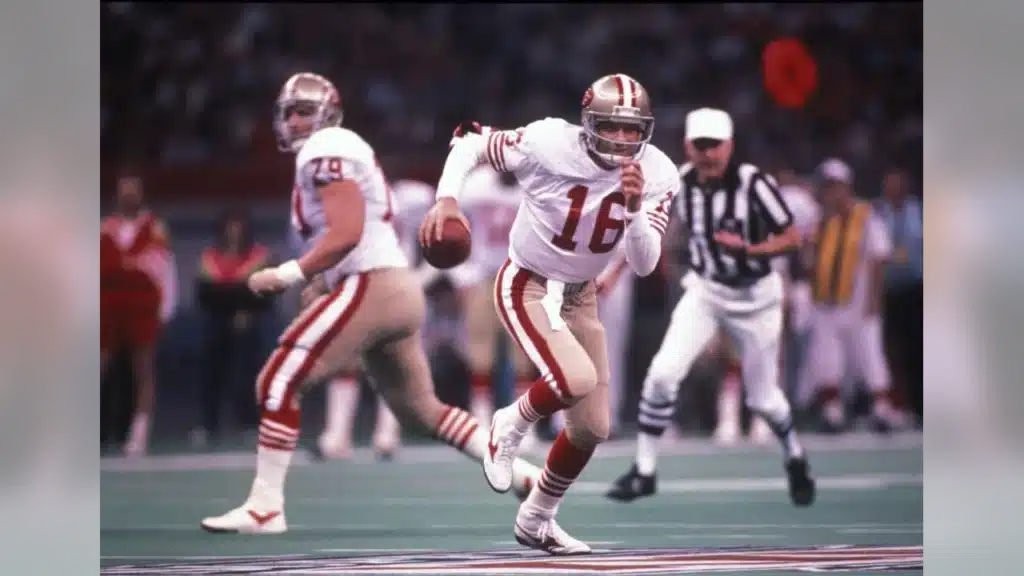 Joe Montana pelo San Francisco 49ers