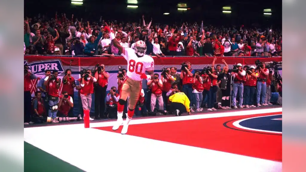 Jerry Rice pelo San Francisco 49ers