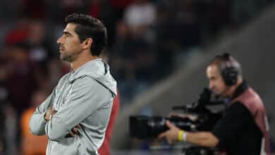 Abel Ferreira em jogo do Palmeiras