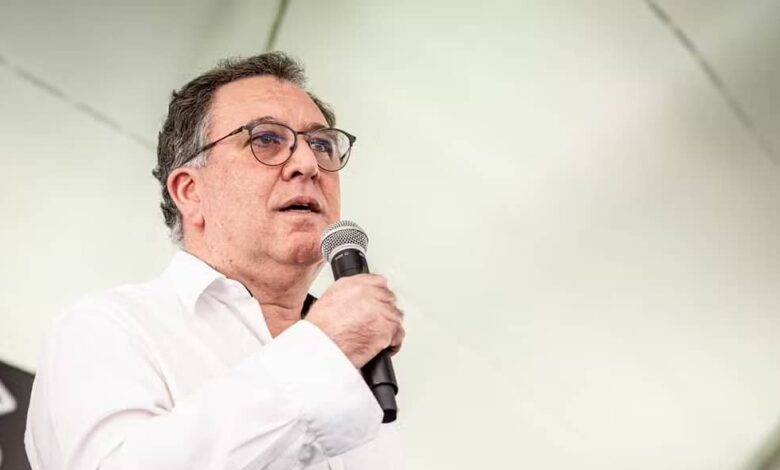 Marcelo Teixeira, presidente do Santos