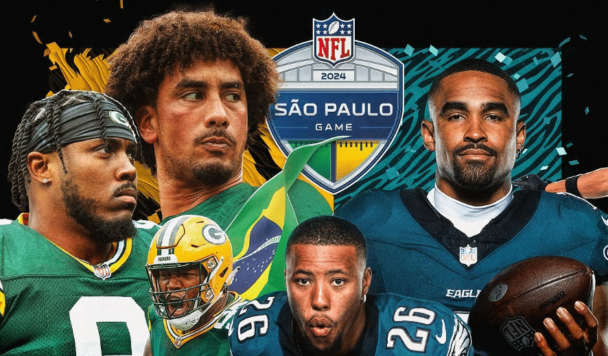 Green Bay Packers e Philadelphia Eagles, jogo da NFL no Brasil, terá diversas transmissões