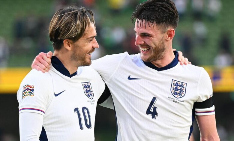 Grealish e Rice pela Inglaterra