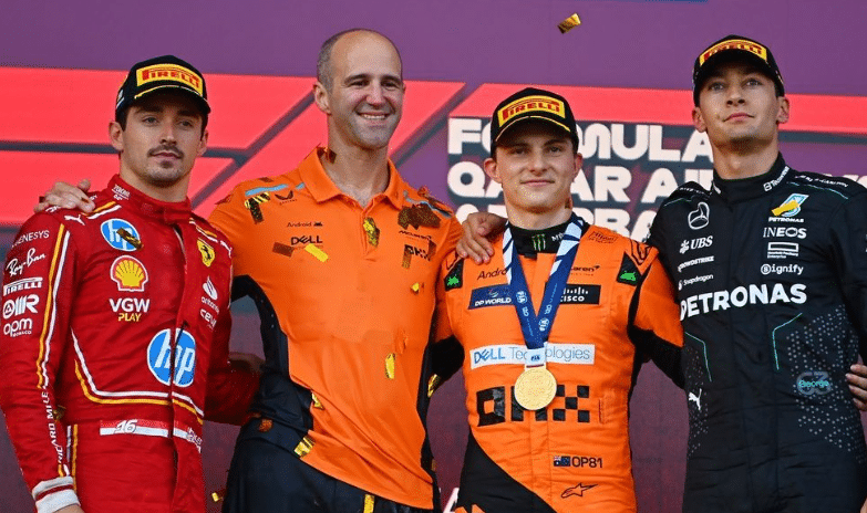 Com batida entre Perez e Sainz no fim, Piastri vence o GP do Azerbaijão