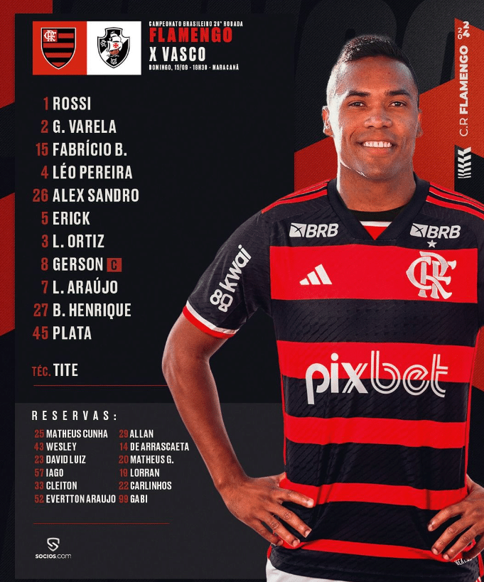 Torcedores do Flamengo se empolgam com estreia de Alex Sandro