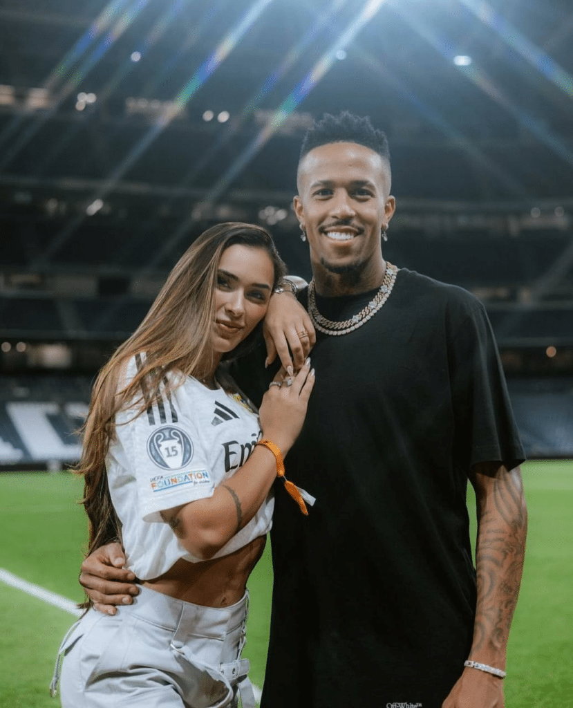 Éder Militão e Tainá Castro