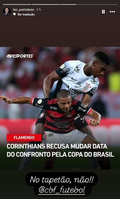 Corinthians irá agir juridicamente contra mudança de datas na Copa do Brasil