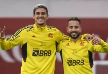 Everton Ribeiro e Pedro pelo Flamengo