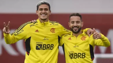 Everton Ribeiro e Pedro pelo Flamengo