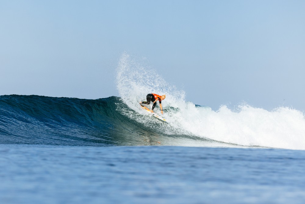 Tatiana Weston-Webb durante o Finals da WSL