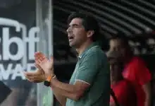 Abel Ferreira pelo Palmeiras contra o RB Bragantino