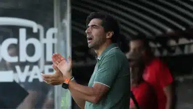 Abel Ferreira pelo Palmeiras contra o RB Bragantino