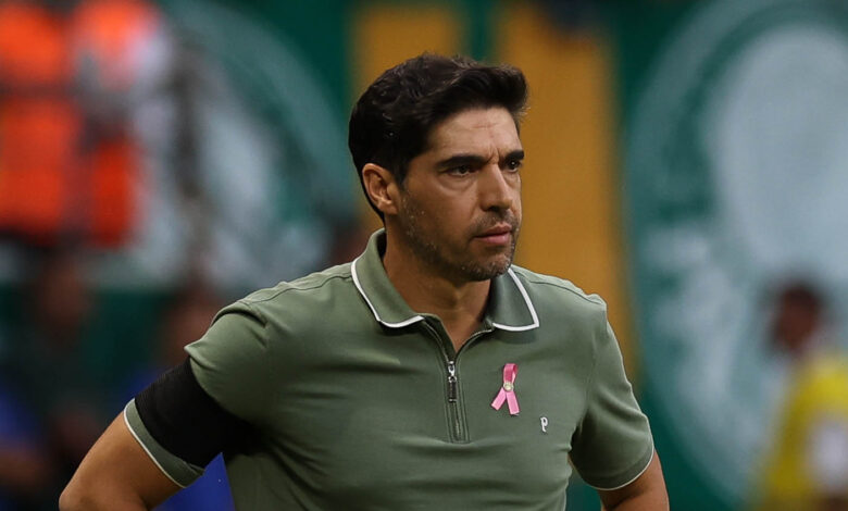 Abel Ferreira em jogo do Palmeiras