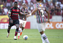 Gerson em Flamengo x Fluminense