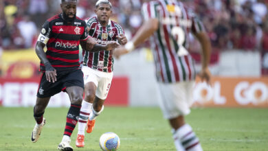 Gerson em Flamengo x Fluminense