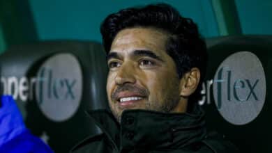 Abel Ferreira em jogo do Palmeiras