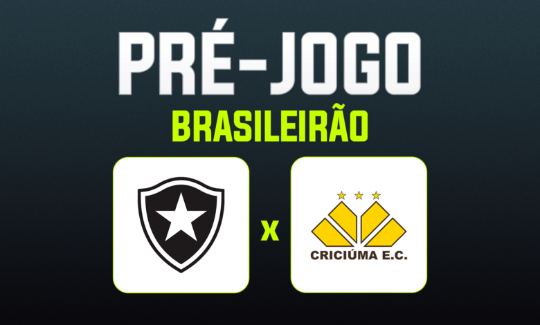 Botafogo x Criciúma onde assistir