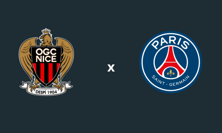 OGC Nice x PSG onde assistir