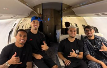 Lucas Paquetá, Andreas Pereira, Gabriel Magalhães e Gabriel Martinelli