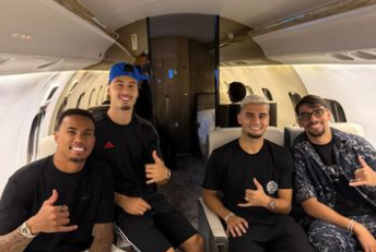 Lucas Paquetá, Andreas Pereira, Gabriel Magalhães e Gabriel Martinelli