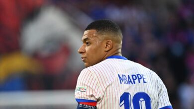 Mbappé em jogo pela frança/selecao francesa