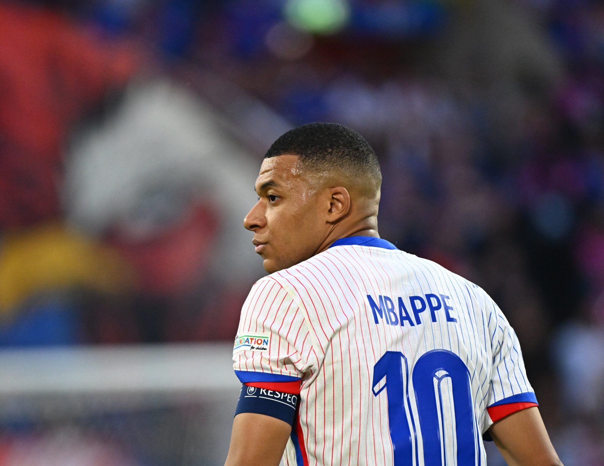 Mbappé em jogo pela frança/selecao francesa