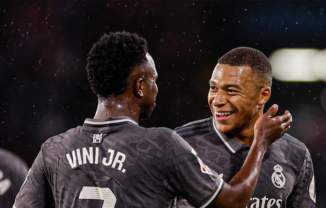 Vini Jr/Vinicius Junior e Mbappé pelo Real Madrid