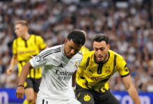 Rodrygo em jogo do Real Madrid