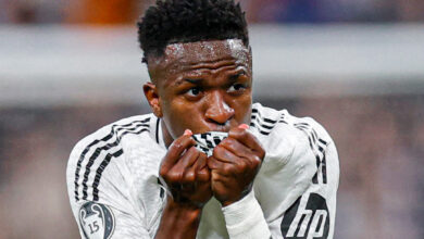 Vini Jr, Vinicius Junior comemorando gol pelo Real Madrid