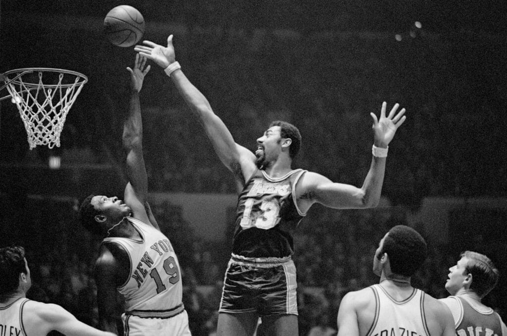 Wilt Chamberlain pelo Los Angeles Lakers