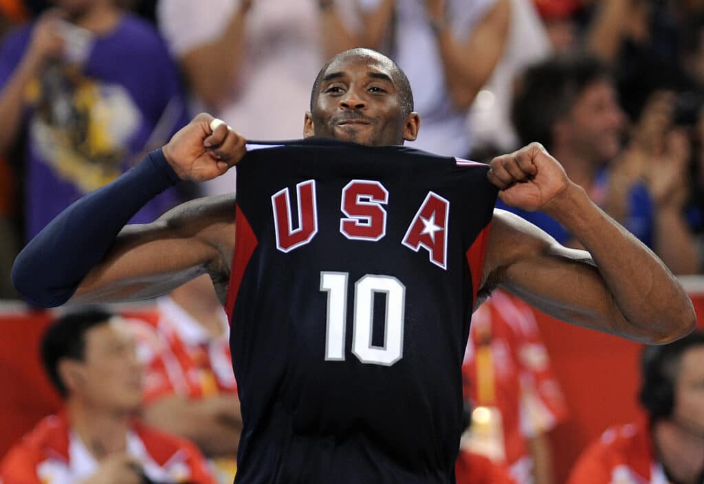 Kobe Bryant em jogo pelos EUA