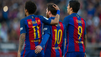 Messi, Neymar e Suárez pelo Barcelona