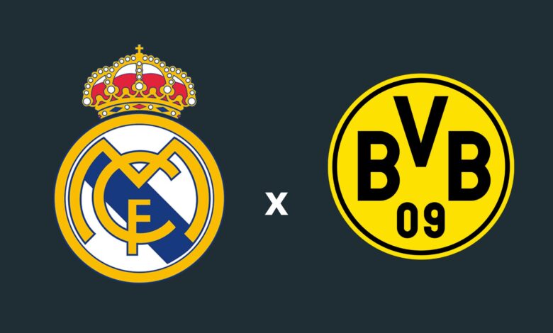 Real Madrid x Borussia Dortmund onde assistir