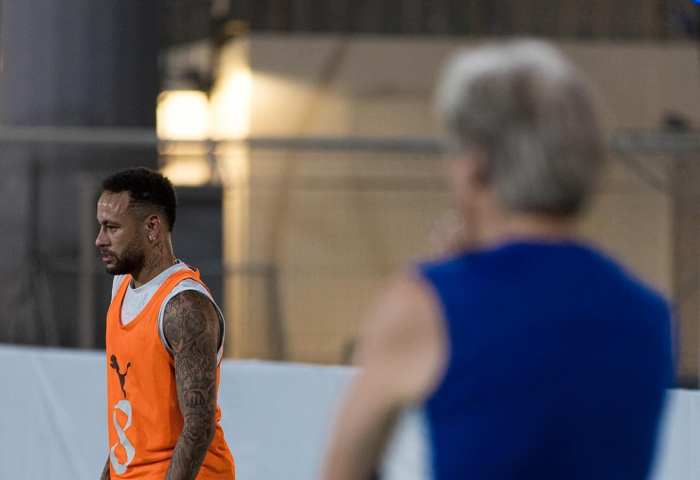 Neymar em treino do Al Hilal