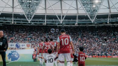 Lucas Paquetá com os filhos pelo West Ham