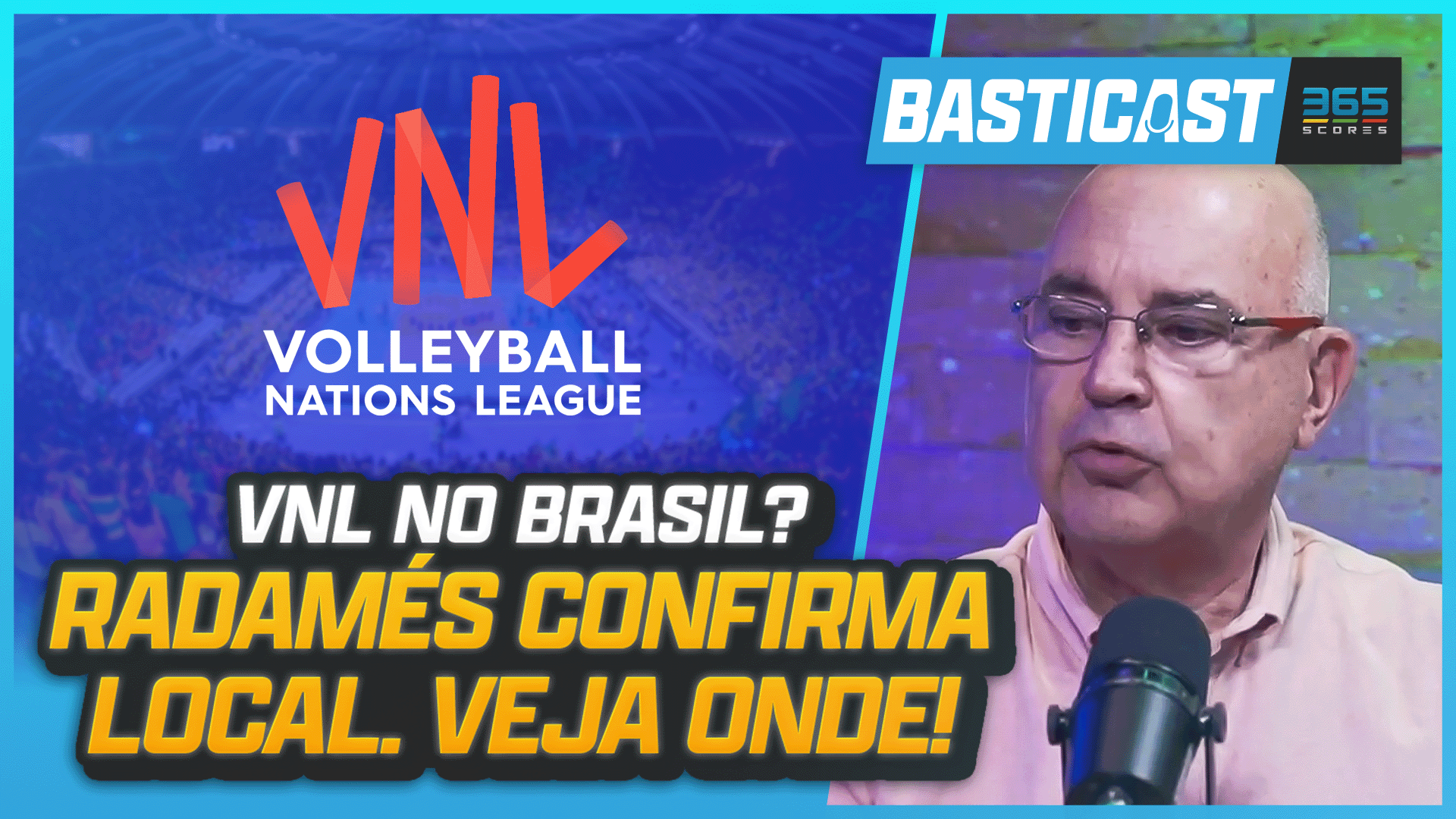 Radamés confirma VNL no Brasil