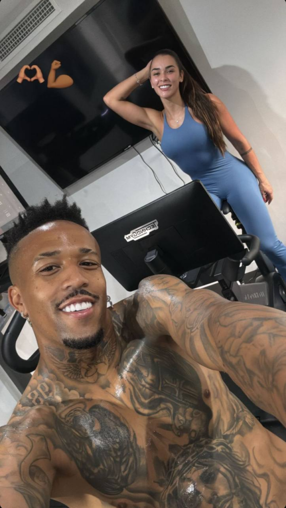 Éder Militão e Tainá Castro