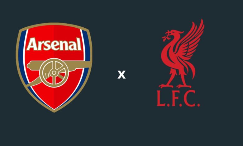 Arsenal x Liverpool onde assistir