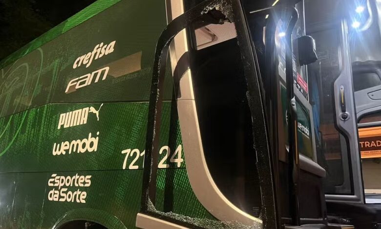 ônibus do Palmeiras