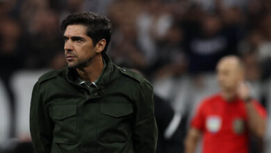 Abel Ferreira em jogo do Palmeiras