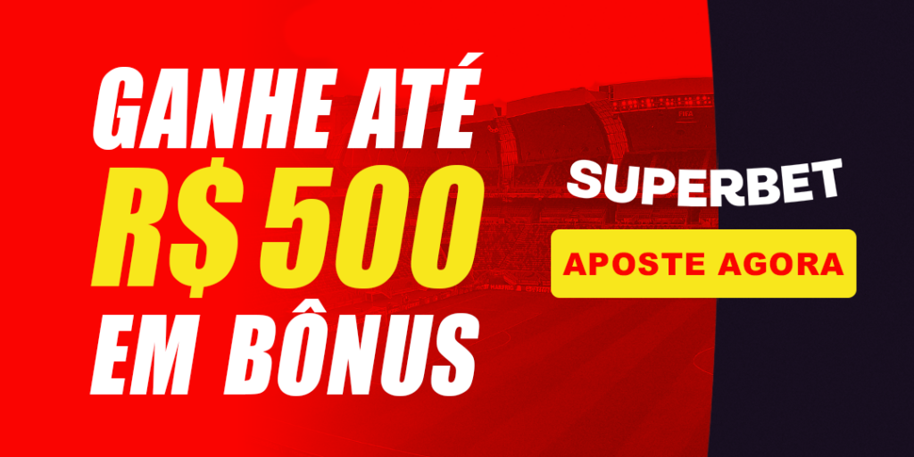 Banner de bônus Superbet para Venezuela x Brasil