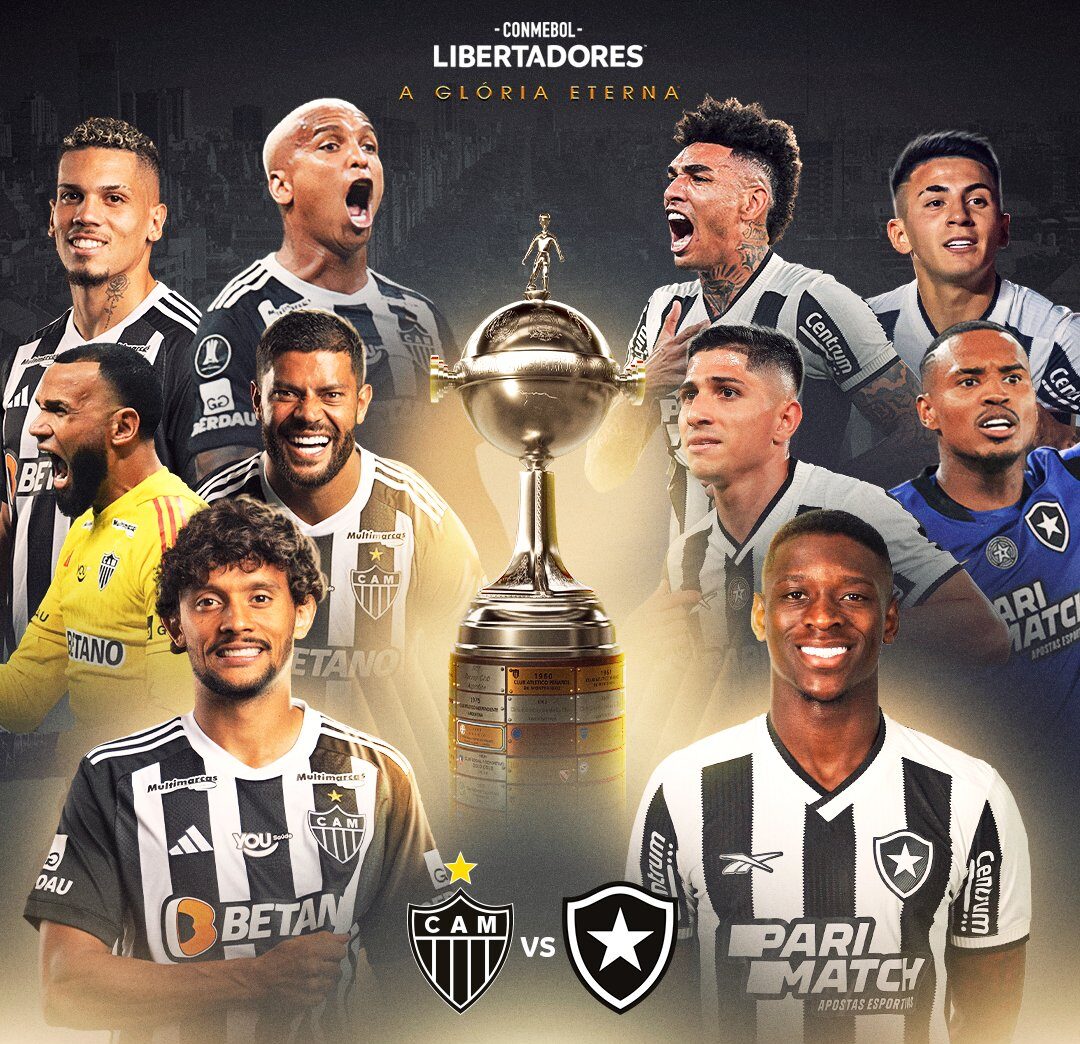 Atlético-MG x Botafogo final da Libertadores