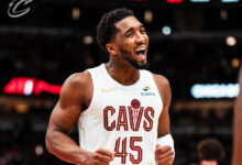 Donovan Mitchell pelo Cleveland Cavaliers na NBA