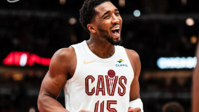 Donovan Mitchell pelo Cleveland Cavaliers na NBA