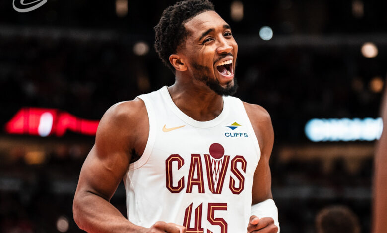 Donovan Mitchell pelo Cleveland Cavaliers na NBA